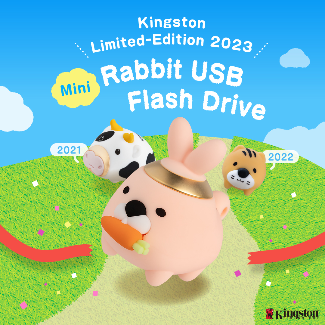 2023 Limited Edition Mini Rabbit USB Flash Drive