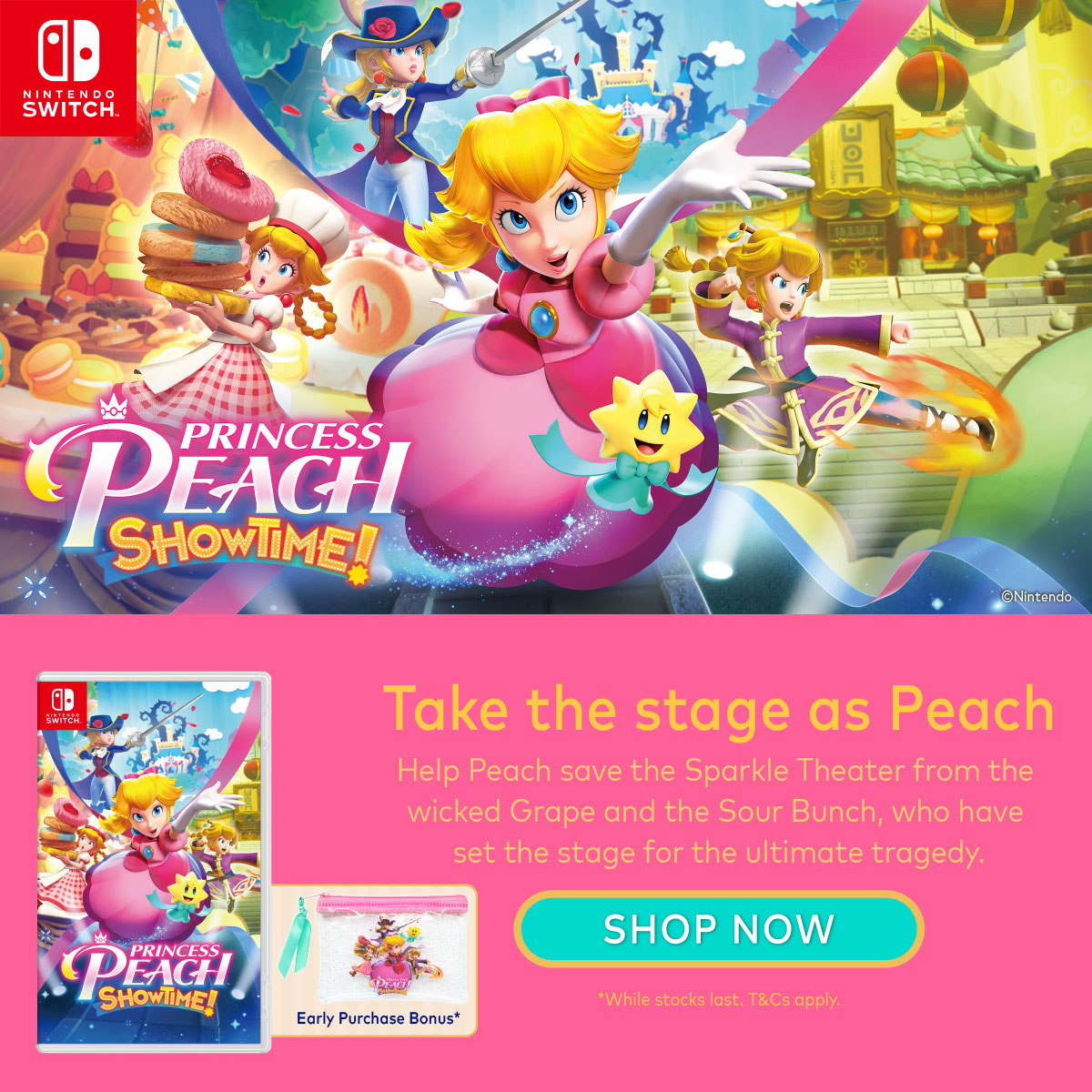 Nintendo Switch : Princess Peach: Showtime!